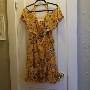 Yellow floral Torrid sun dress